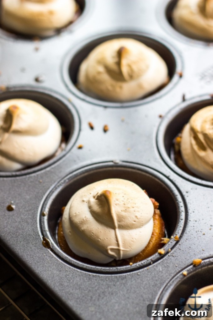 Sweet Potato Stacks with Toasted Marshmallow Creme