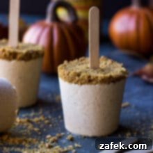 Pumpkin Cheesecake Popsicles