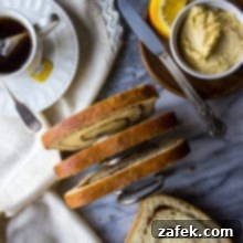 Cinnamon Swirl Bread with Orange Maple Butter