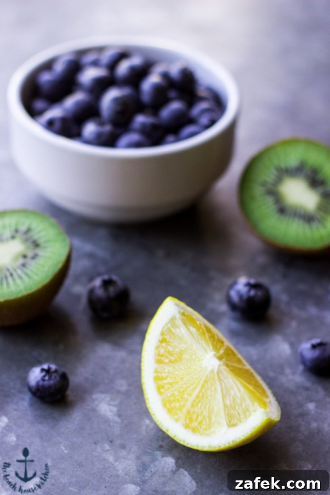 Lemon Berry Burst 4 Blueberry Lemon Zinger Smoothie