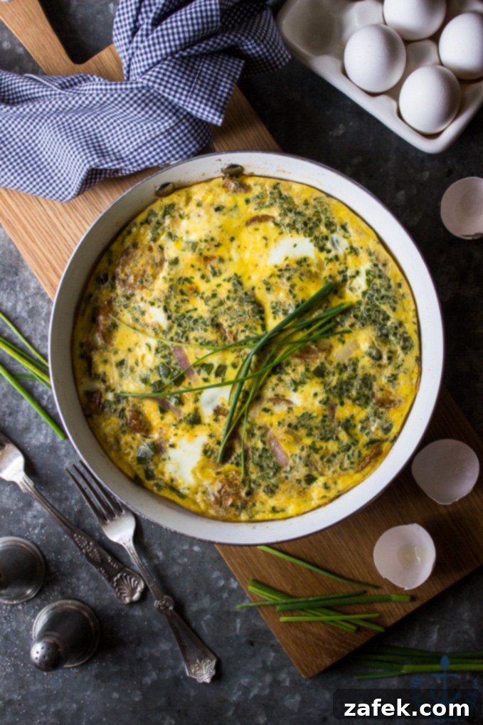 Hearty Italian Sausage Frittata 2 Sausage, Peppers and Onions Frittata