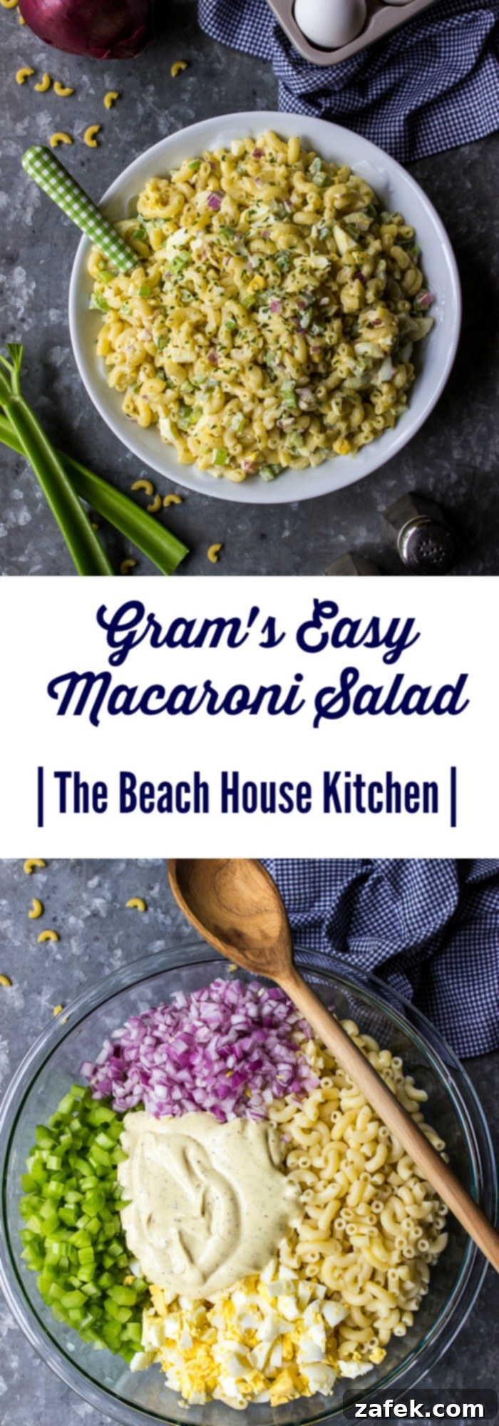 Easy Macaroni Salad From Gram 11 Gram's Easy Macaroni Salad