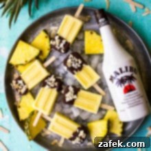 Sunshine Piña Pops 6 Piña Colada Popsicles