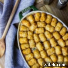 Fisherman's Pie 7 Tater Tot Topped Seafood Pot Pie