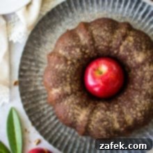Apple Cider Doughnut Bundt Cake with Pecan Brown Sugar Ripple