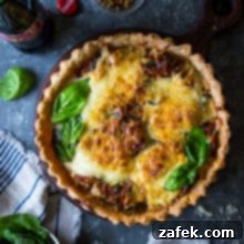 Pepperoni and Sausage Pizza Tart with Parmesan Crust