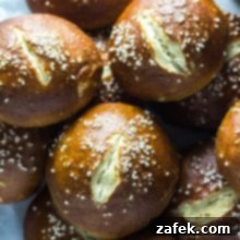Soft Pretzel Buns 7 Pretzel Rolls