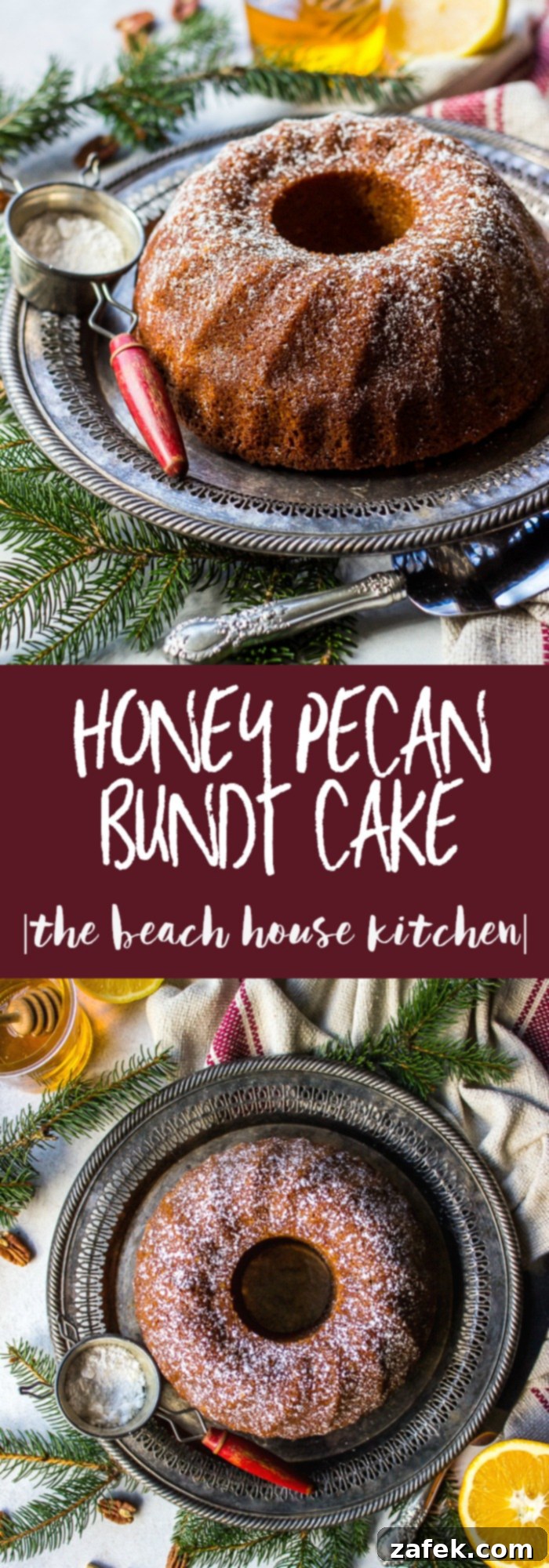 Golden Honey Pecan Bundt 2 Honey Pecan Bundt Cake