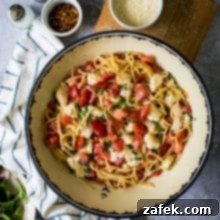 Melted Brie Linguine with Garden Tomatoes and Fragrant Basil 2 Linguine with Tomatoes, Basil and Brie