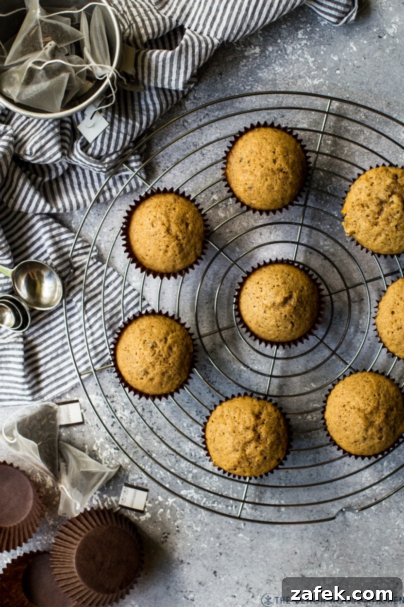 Earl Grey infused milk for cupcakes