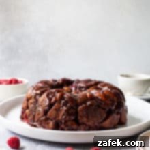 Irresistible Raspberry Chocolate Pull-Apart 5 Chocolate Raspberry Monkey Bread