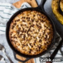 Rustic Skillet Coconut Chocolate Chip Banana Bread 3 Coconut Chocolate Chip Skillet Banana Bread