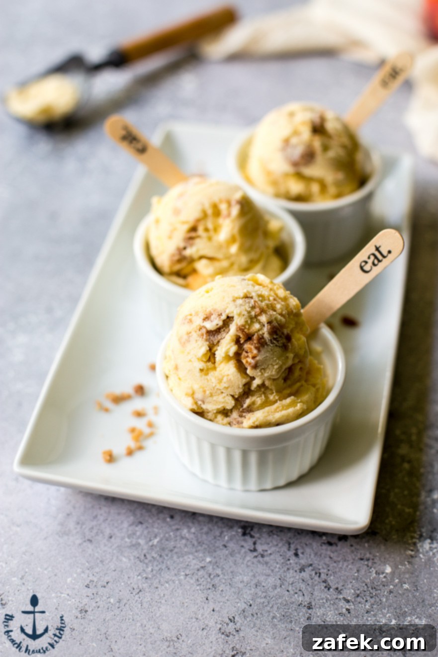 Crumble Peach Pie Ice Cream Crumble Peach Pie Ice Cream