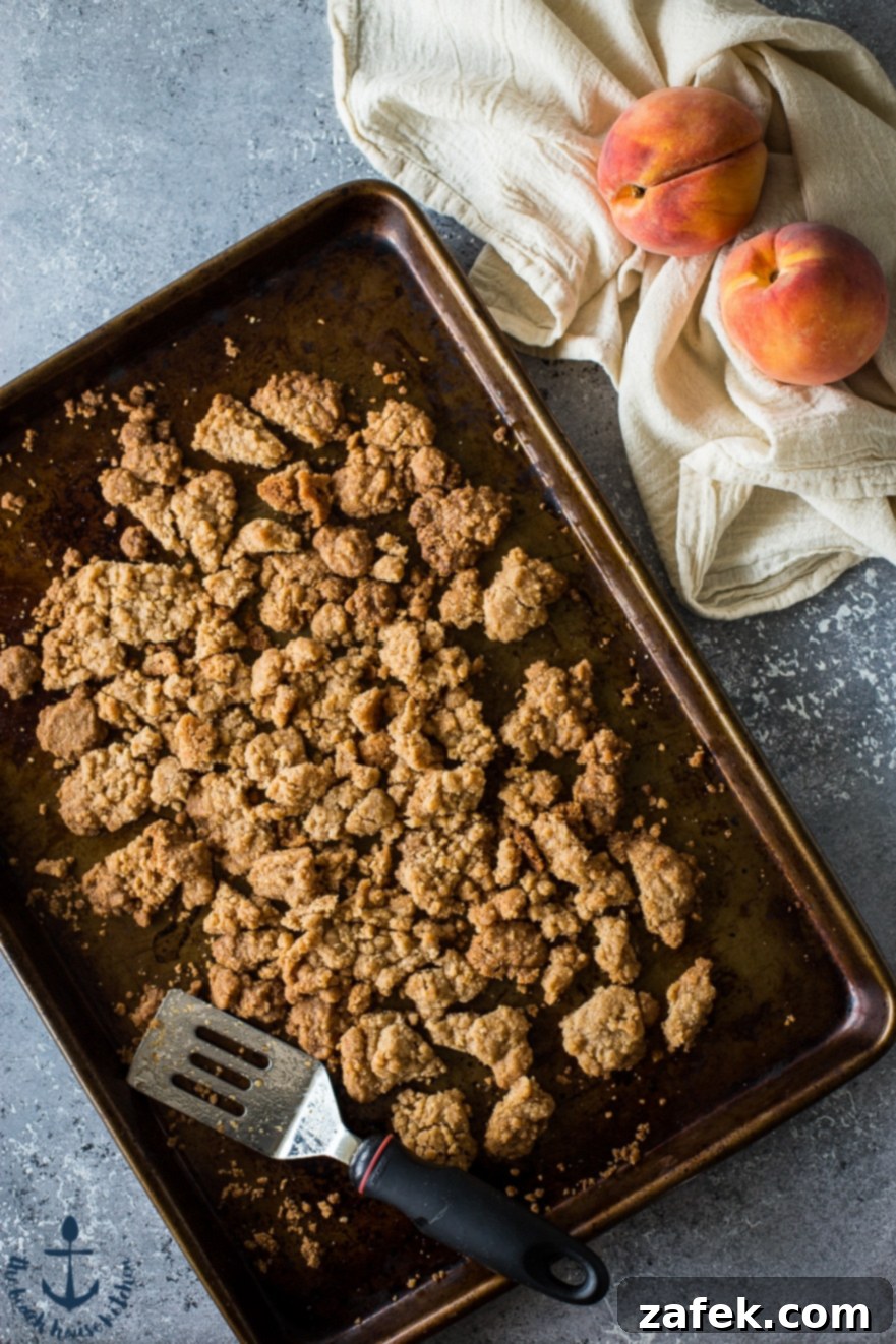 Crumble Peach Pie Ice Cream Crumble Peach Pie Ice Cream