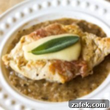 Prosciutto-Wrapped Chicken Paillards with Creamy Fontina and Fresh Sage 5 Prosciutto Wrapped Chicken Paillards with Fontina and Sage