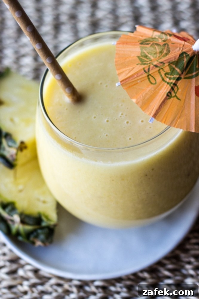 Tropical Sunburst Smoothie 3 Sunrise Pineapple Mango Smoothie