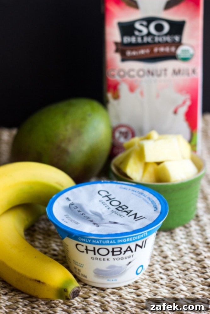 Tropical Sunburst Smoothie 4 Sunrise Pineapple Mango Smoothie