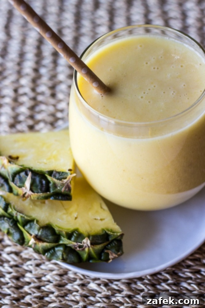 Tropical Sunburst Smoothie 5 Sunrise Pineapple Mango Smoothie