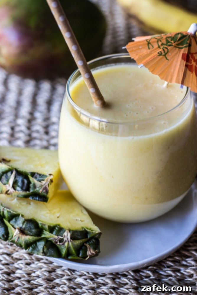 Tropical Sunburst Smoothie 6 Sunrise Pineapple Mango Smoothie