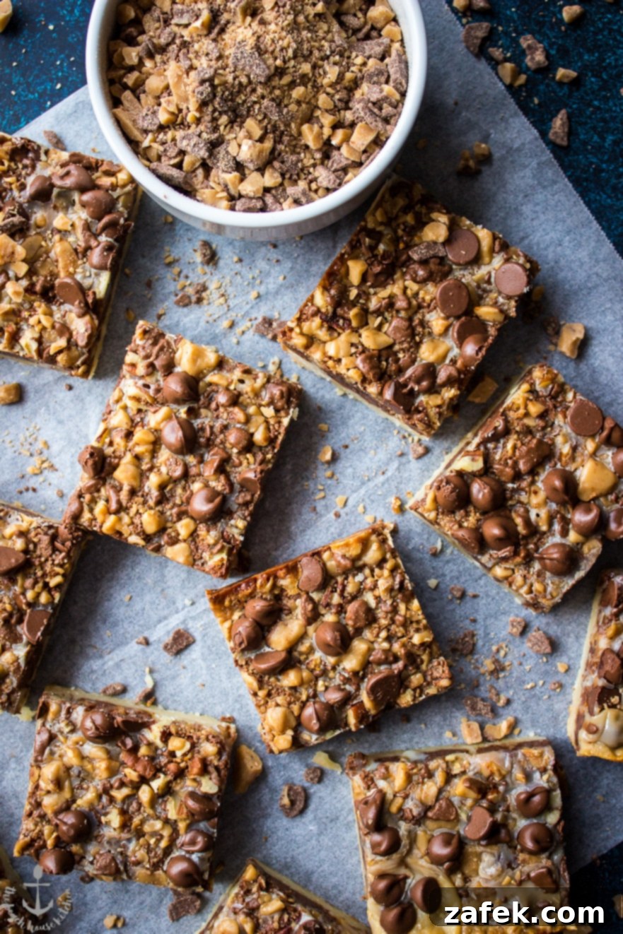 Delicious and easy-to-make Toffee Chocolate Chip Bars