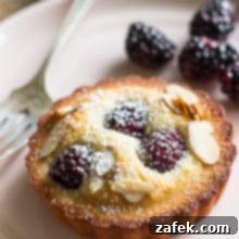 Elegant Blackberry Almond Bites 8 Almond Blackberry Financier