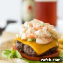The Signature Beach House Surf 'n Turf Burger