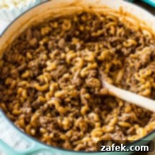 Homemade Greek Beef and Orzo Skillet 9 img 44745 8