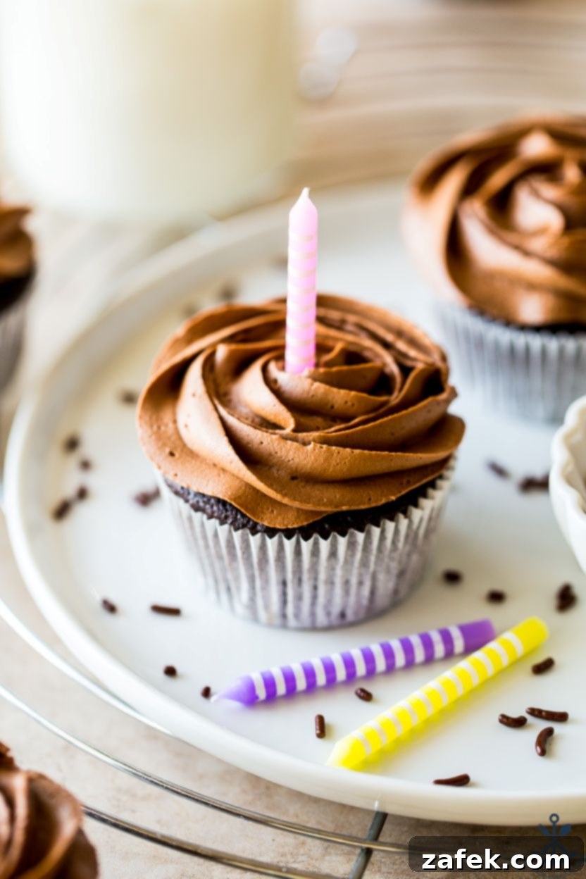 Decadent Double Chocolate Delights 5 Various baking ingredients laid out on a counter, ready for cupcake preparation