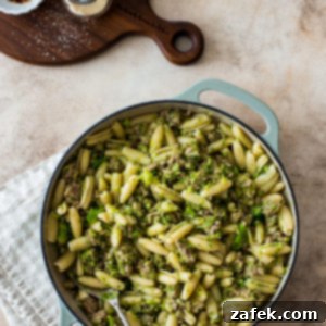 Cavatelli with Italian Sausage and Broccoli