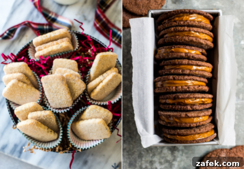 A delicious diptych showcasing tempting Mexican desserts, including spiced cookies and chocolate treats, highlighting the perfect sweet conclusion to your festive meal.