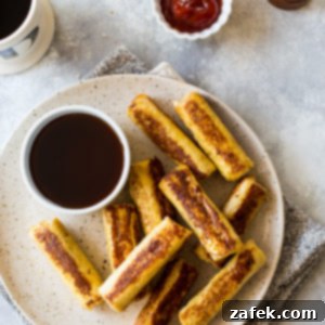 Sausage and Cheese French Toast Roll-Ups