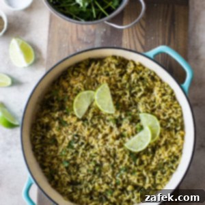 Arroz Verde (Mexican Green Rice) by MaryAnn Dwyer