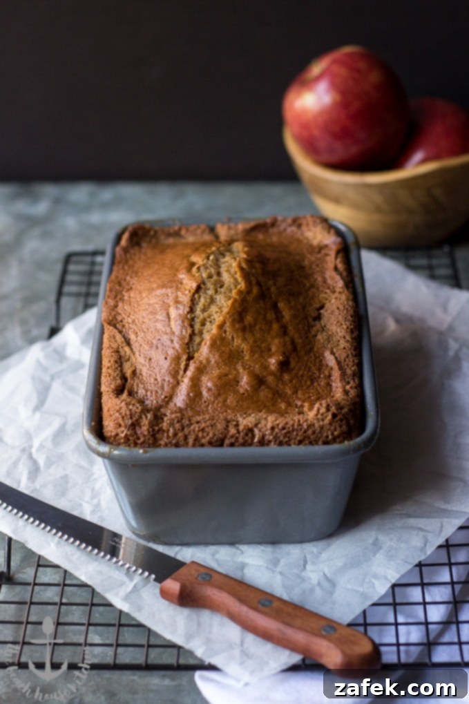 Sticky Caramel Apple Cranberry Upside-Down Loaf 3 Close-up of Caramelized Apple Cranberry Upside Down Bread, showcasing golden caramelized apples and vibrant cranberries.