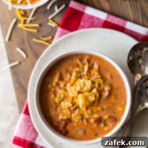 Slow Cooker Beef Enchilada Soup