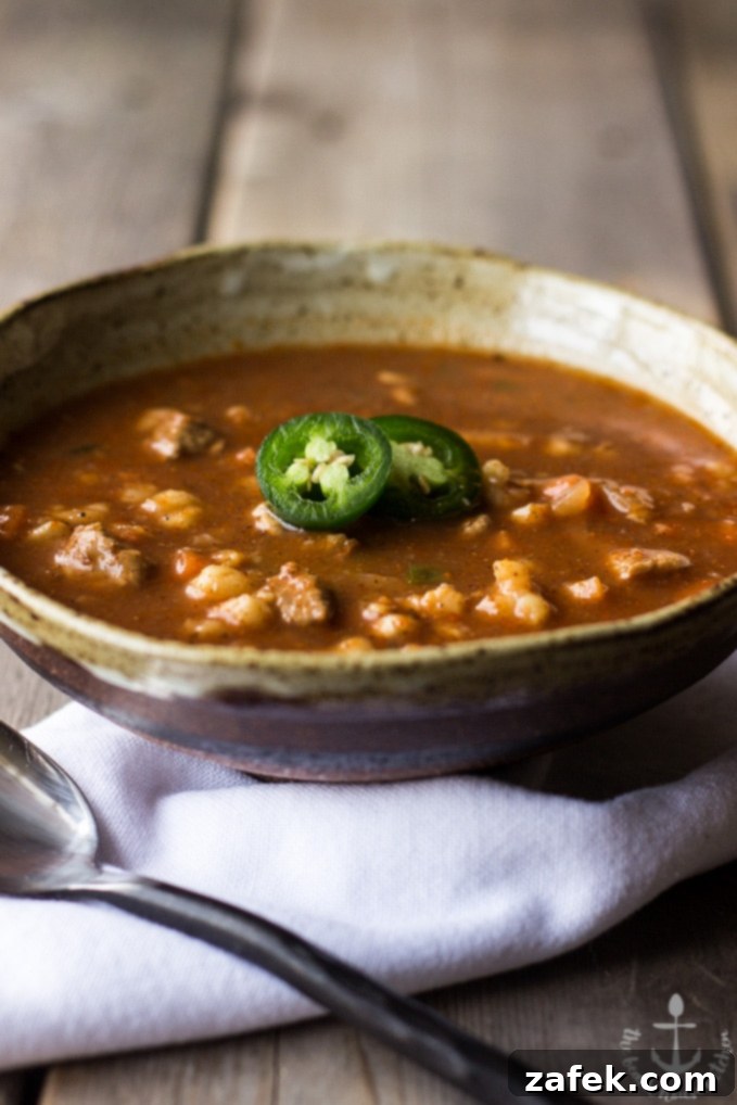 Ingredients for Pozole laid out on a table