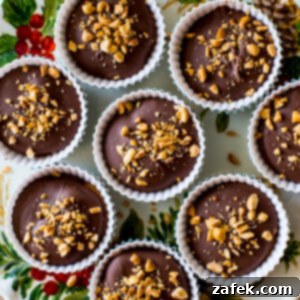 Caramel Peanut Chocolate Dream Cups 12 A beautifully crafted Homemade Snickers Cup, ready to be enjoyed.