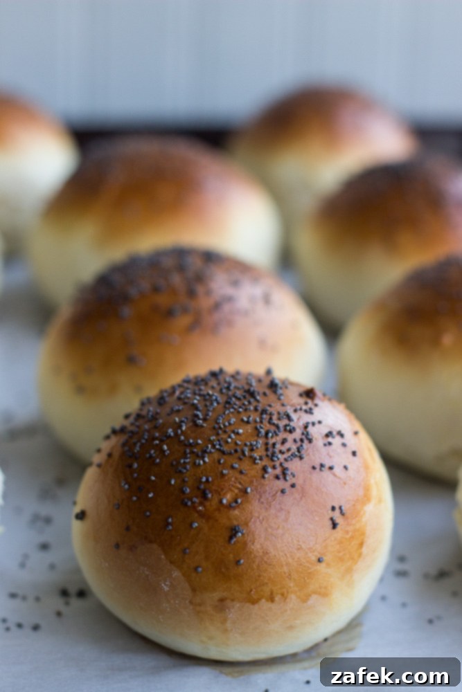 Golden Festive Brioche Buns 4 Baked Holiday Brioche Rolls