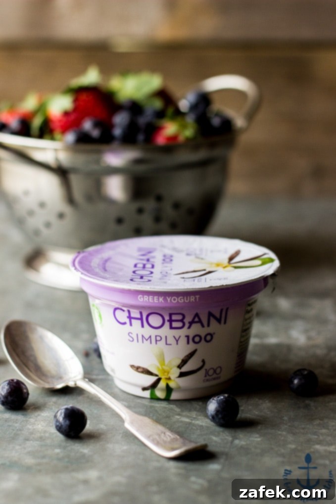 Close-up of Coconut Crepes with fruit and creamy yogurt