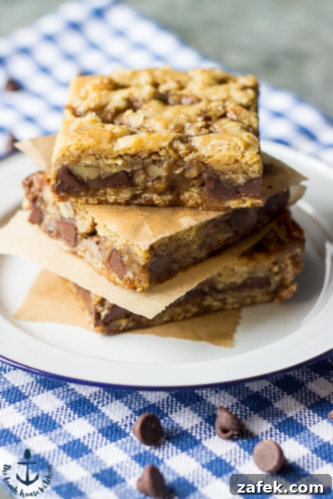 Finished Espresso Carmelitas cut into perfect squares