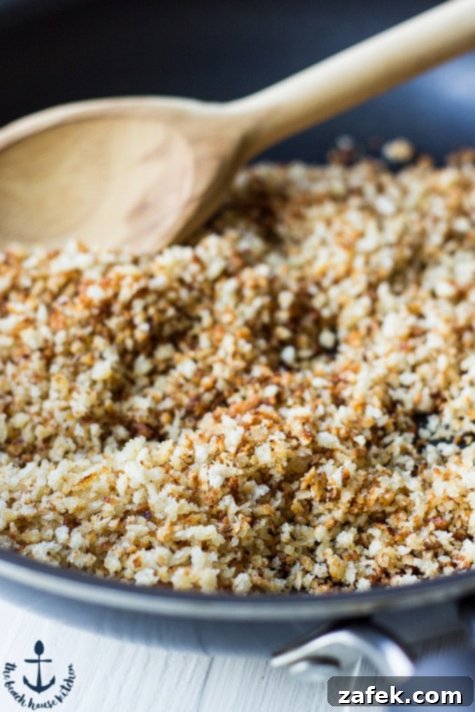 Crispy Green Beans with Zesty Horseradish Panko 5 Green Beans with Horseradish Panko Crumbs