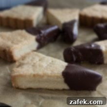 Delicious Chocolate-Dipped Shortbread