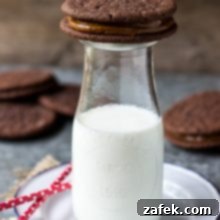 Mexican Chocolate Sandwich Cookies with Dulce de Leche Filling