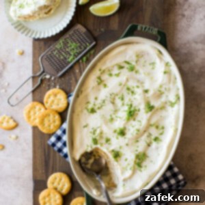 Close-up of a slice of Key Lime Cracker Pie