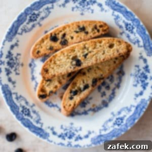 Zesty Blueberry Lemon Biscotti 12 Blueberry Lemon Biscotti