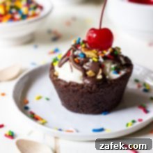 Casey's Fudgy Brownie Sundae Cups 6 Brownie Sundae Cups