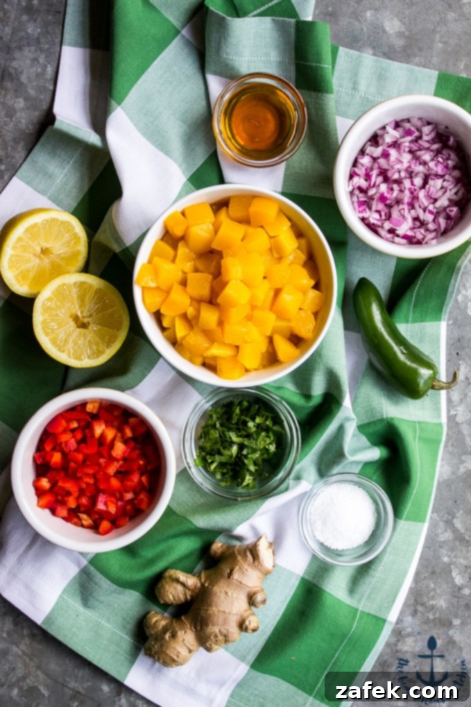 Sunshine Peach Salsa 3 Peach Salsa