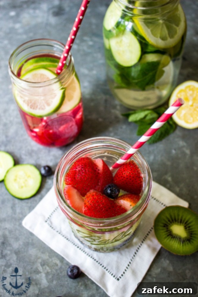Fruity Hydration 5 Fruit-Infused Water