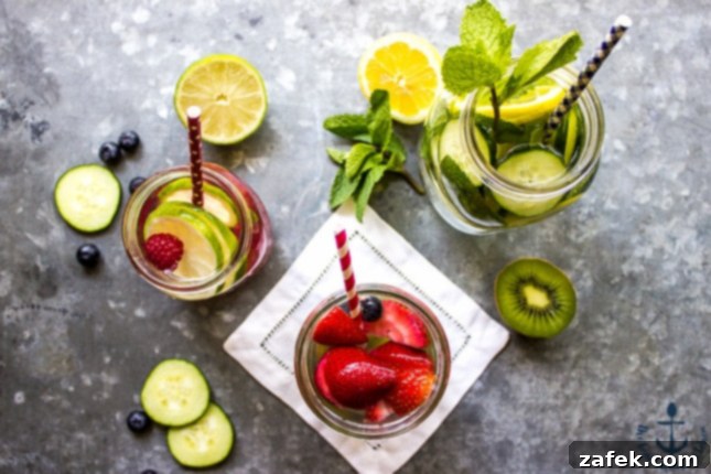 Fruity Hydration 7 Fruit-Infused Water