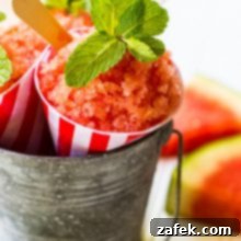 Frozen Watermelon Bliss 5 Watermelon Granita