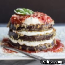 Aubergine Towers 5 Eggplant Stacks